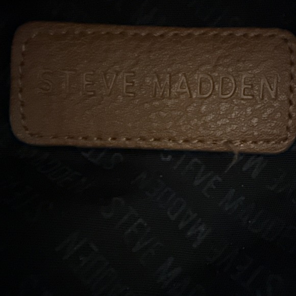 BACKPACK Steve Madden Backpack‎ Bsolly Blue Drawstring Nylon Travel Bag - Picture 4 of 6